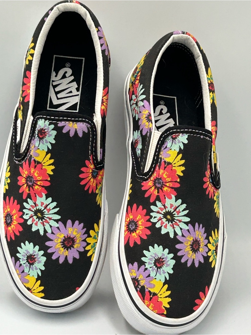 Vans  Vibrant Cheery Classic Slip-On Floral Canvas Shoes